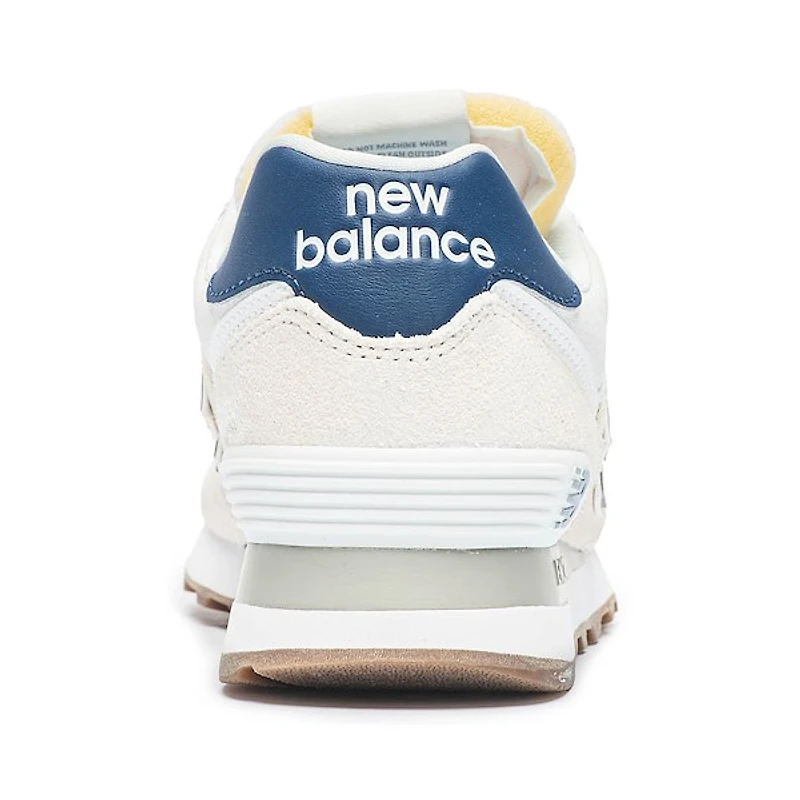Chaussure athlétique New Balance 574 pour femmes - Blanc cassé / Bleue
