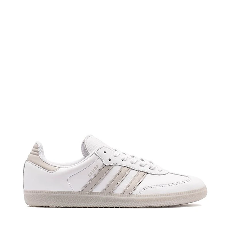 Mens adidas Samba OG Athletic Shoe - White / Grey