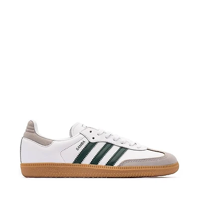 Womens adidas Samba OG Athletic Shoe - Cloud White / Collegiate Green Grey Two