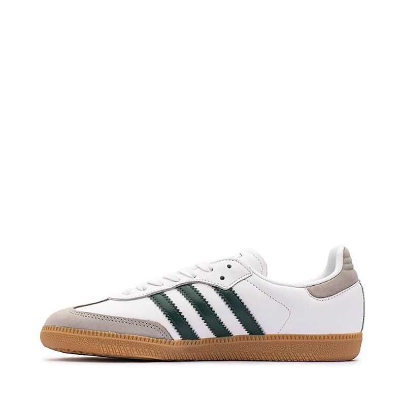 Womens adidas Samba OG Athletic Shoe - Cloud White / Collegiate Green Grey Two
