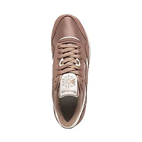 Chaussure athlétique Reebok Classic en nylon pour femmes - Brune / Craie