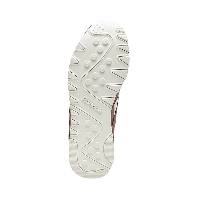 Chaussure athlétique Reebok Classic en nylon pour femmes - Brune / Craie