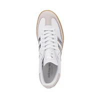 Chaussure athlétique adidas Samba OG pour femmes - Blanche / Argentée Gomme