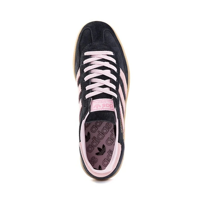 Chaussure athlétique adidas Handball Spezial pour femmes - Noire / Rose pâle Gomme