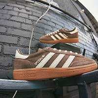 Womens adidas Handball Spezial Athletic Shoe - Earth Strata / Off White Gum