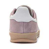 Chaussure athlétique adidas Gazelle pour femmes - Mauve / Blanche