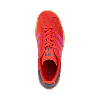 Chaussure athlétique adidas Gazelle Bold pour femmes - Rouge / Fuchsia Bleu marine
