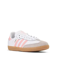 Chaussure athlétique adidas Samba OG - Junior Blanche / Rose pâle Gomme