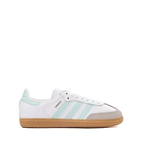 adidas Samba OG Athletic Shoe - Big Kid White / Semi Flash Aqua Gum