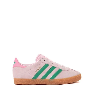 adidas Gazelle Athletic Shoe - Big Kid Clear Pink / Court Green Bliss