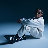 Chaussure athlétique adidas Superstar II - Enfants Noire / Blanche