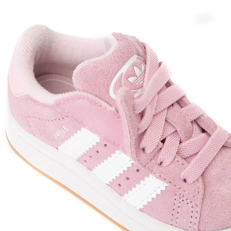 adidas Campus '00s Comfort Closure Athletic Shoe - Baby / Toddler Clear Pink White Gum