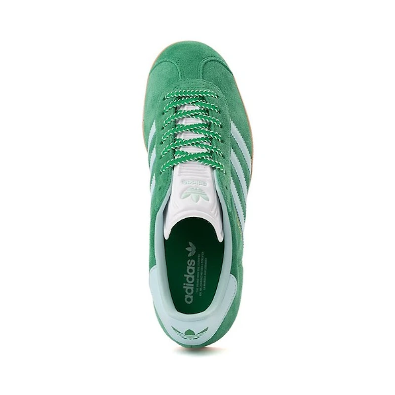 Chaussure athlétique adidas Gazelle pour femmes - Verte / Vert d'eau