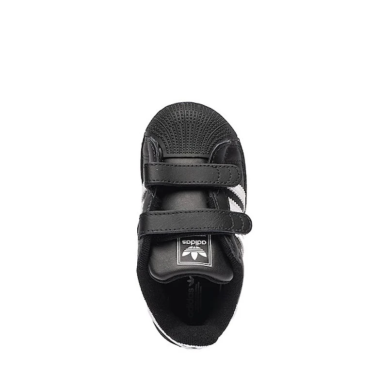 Chaussure athlétique adidas Superstar II Comfort Closure - Bébés / Tout-petits Noire Blanche