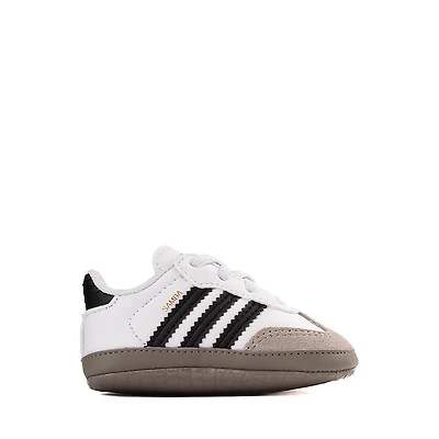 adidas Samba Crib Shoe - Baby White / Core Black Clear Granite