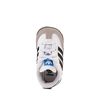 adidas Samba Crib Shoe - Baby White / Core Black Clear Granite
