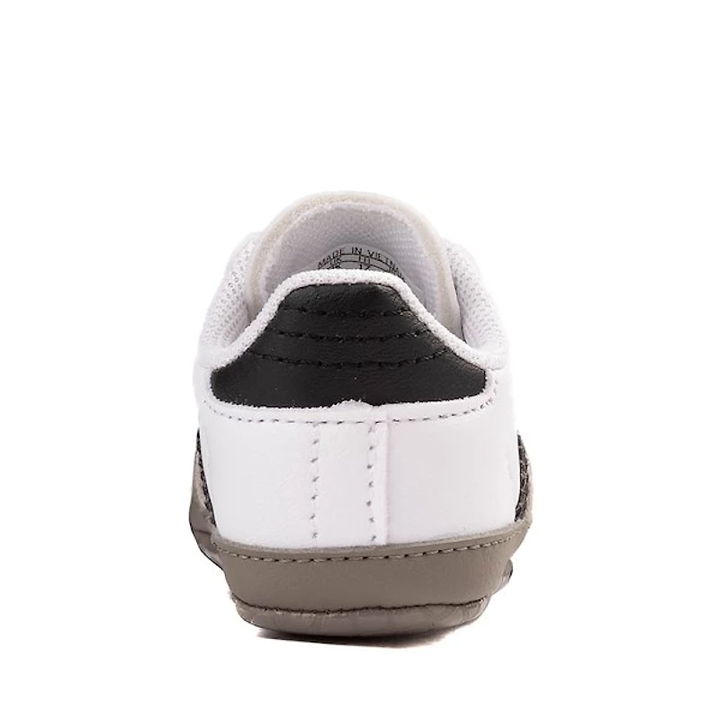 adidas Samba Crib Shoe - Baby White / Core Black Clear Granite