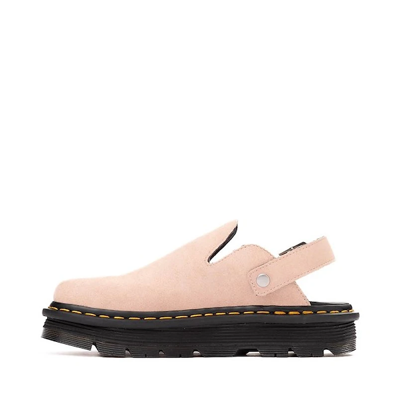 Mule à plateforme Dr. Martens Zebzag - Rose pâle