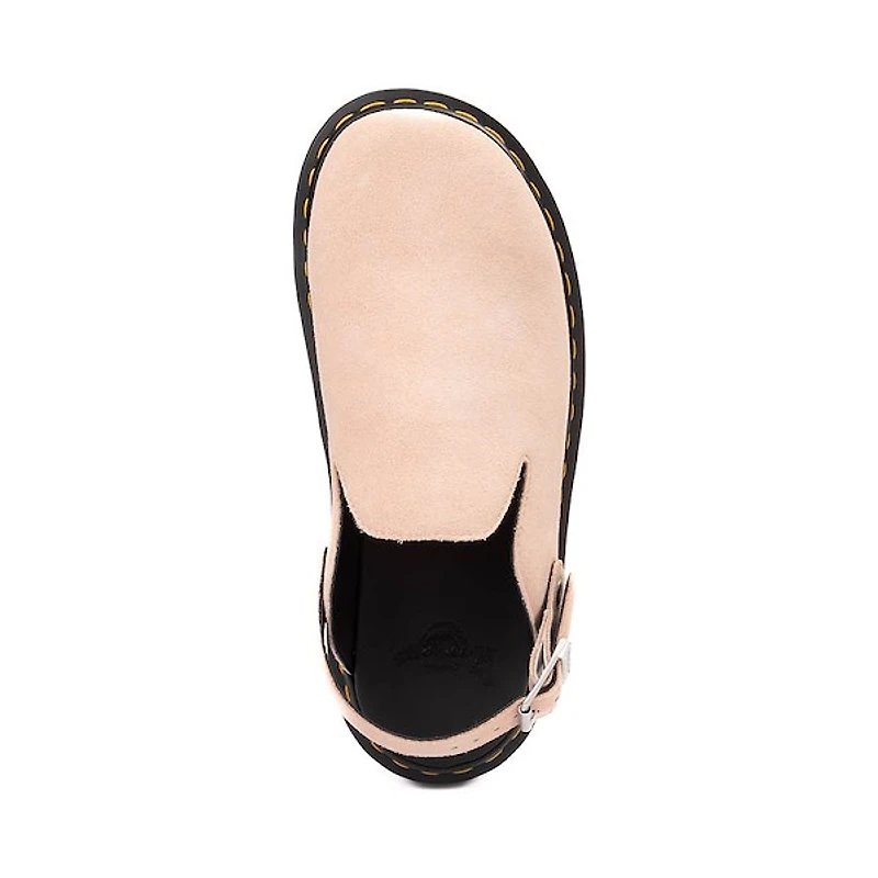 Mule à plateforme Dr. Martens Zebzag - Rose pâle