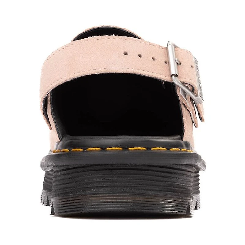 Mule à plateforme Dr. Martens Zebzag - Rose pâle