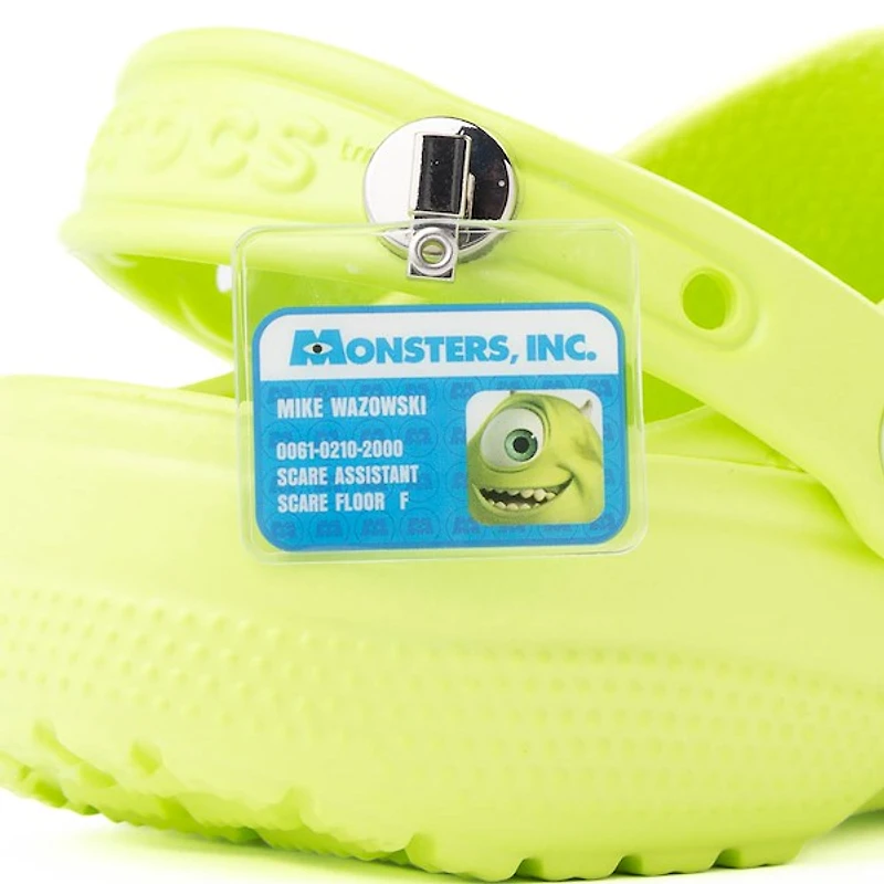 Sabot classique Crocs Mike Wazowski de Disney et Pixar Monstres, Inc. - Vert