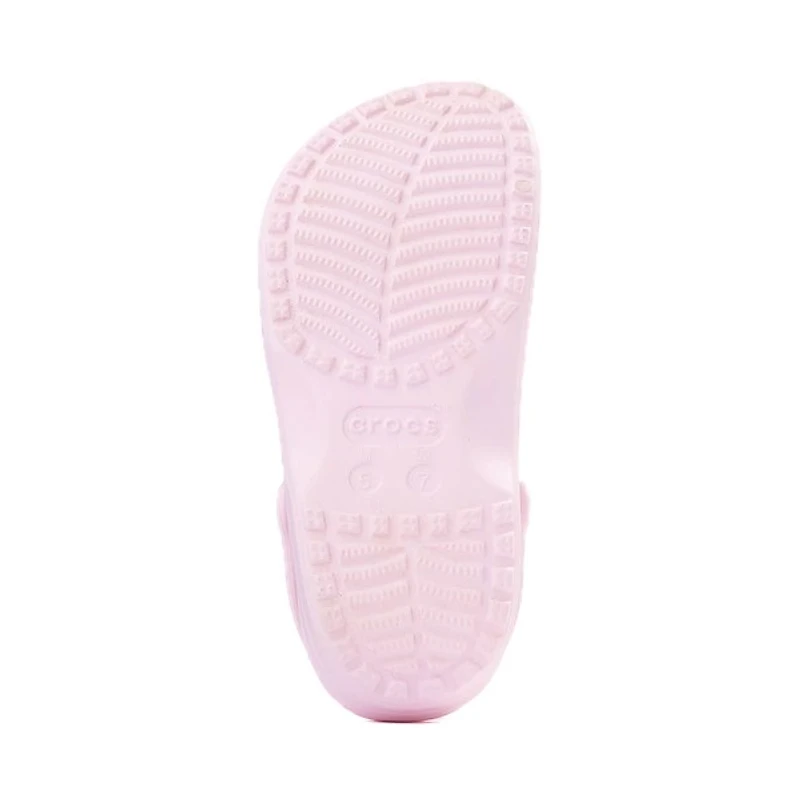 Sabot classique Crocs à découpe florale - Rose pâle