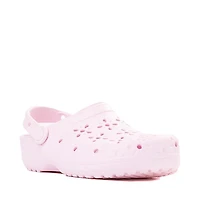 Sabot classique Crocs à découpe florale - Rose pâle