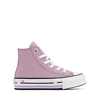 Converse Chuck Taylor All Star Lift Flower High-Top Sneaker - Little Kid Orchid