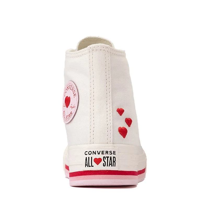 Basket montante Converse Chuck Taylor All Star Lift Love Me Lots - Enfants Blanche