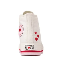 Basket montante Converse Chuck Taylor All Star Lift Love Me Lots - Enfants Blanche
