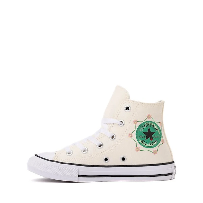Basket Converse Chuck Taylor All Star Hi Frog Garden - Enfants Blanc cassé
