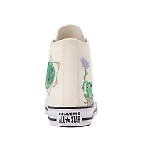 Basket Converse Chuck Taylor All Star Hi Frog Garden - Enfants Blanc cassé