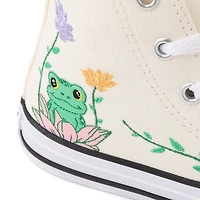 Basket Converse Chuck Taylor All Star Hi Frog Garden - Enfants Blanc cassé