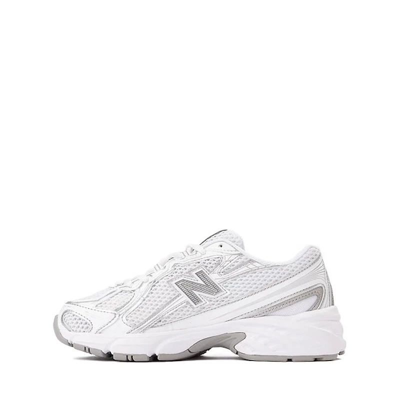 New Balance 740 Athletic Shoe - Big Kid White / Silver Metallic