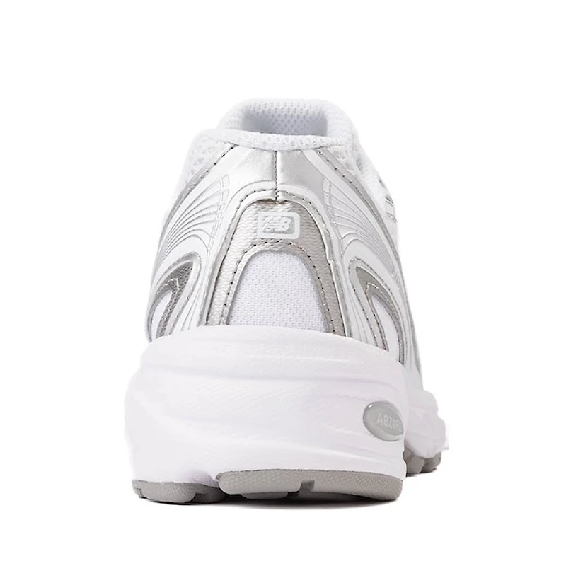 New Balance 740 Athletic Shoe - Big Kid White / Silver Metallic