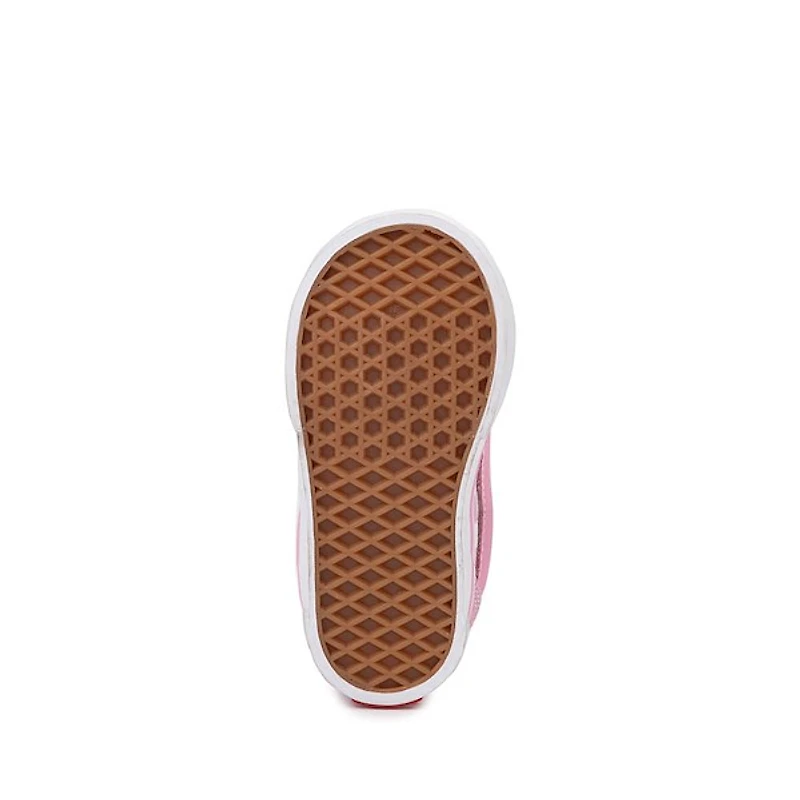 Chaussure de skate Vans Knu Skool à motif en damier - Bébés / Tout-petits Rose Blanche