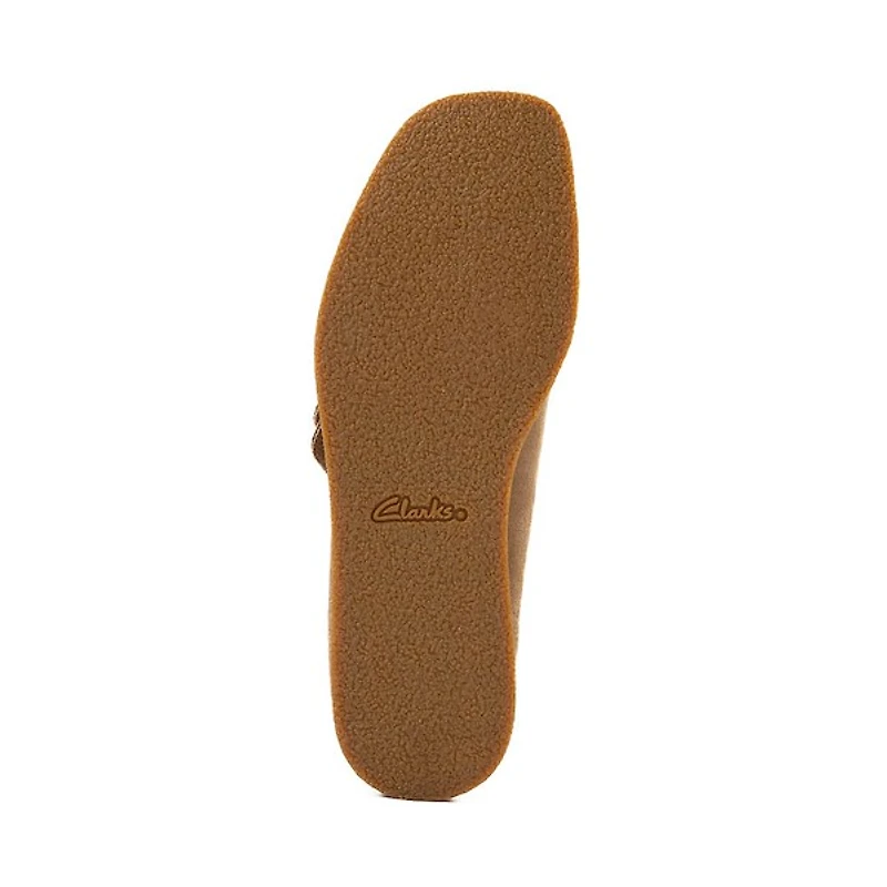Womens Clarks Wallabee EVO LO Casual Shoe - Dark Sand