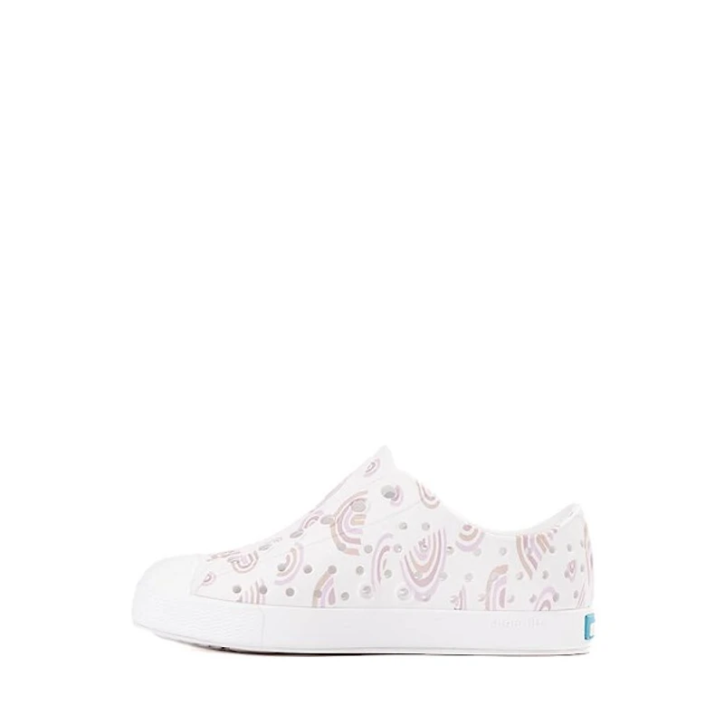 Native Jefferson Slip-On Shoe - Baby / Toddler White Barely Rainbow