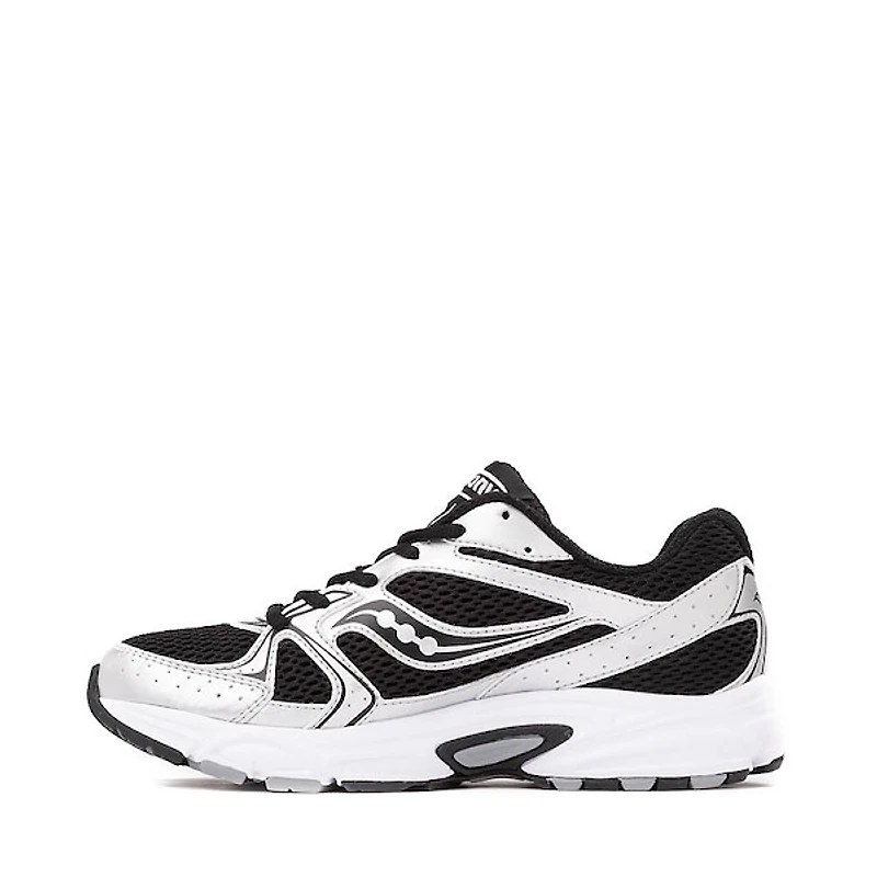 Chaussure athlétique Saucony Ride Millennium pour femmes - Noire / Argent