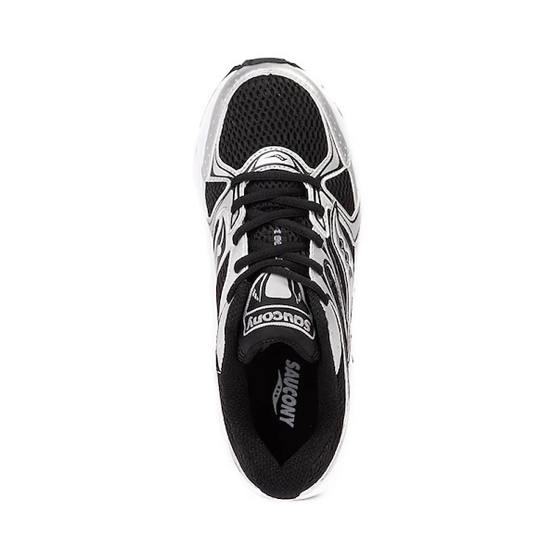 Chaussure athlétique Saucony Ride Millennium pour femmes - Noire / Argent