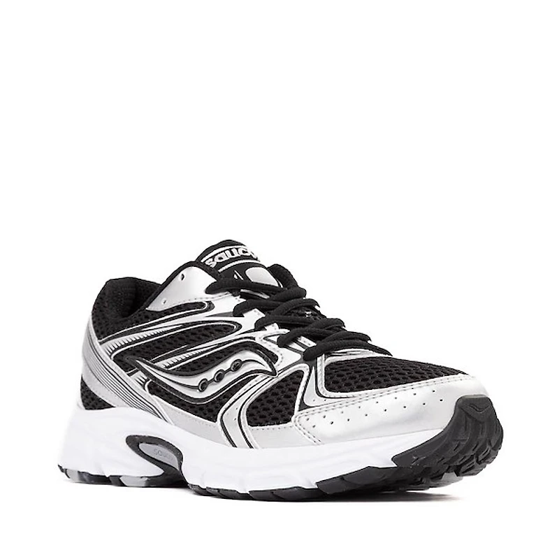 Chaussure athlétique Saucony Ride Millennium pour femmes - Noire / Argent