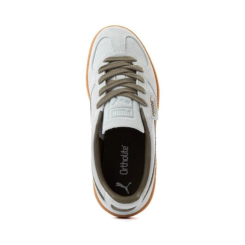 Chaussure athlétique PUMA Palermo pour femmes - Bleu gris / Vert kaki