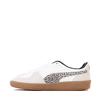 PUMA Palermo Leo Athletic Shoe - White / Leopard