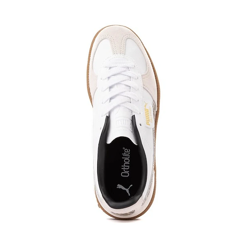 Chaussure athlétique PUMA Palermo Leo pour femmes - Blanche / Léopard