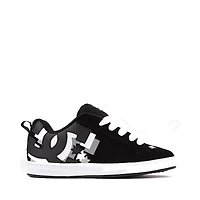 Womens DC Court Graffik 3D Skate Shoe - Black / White Grey
