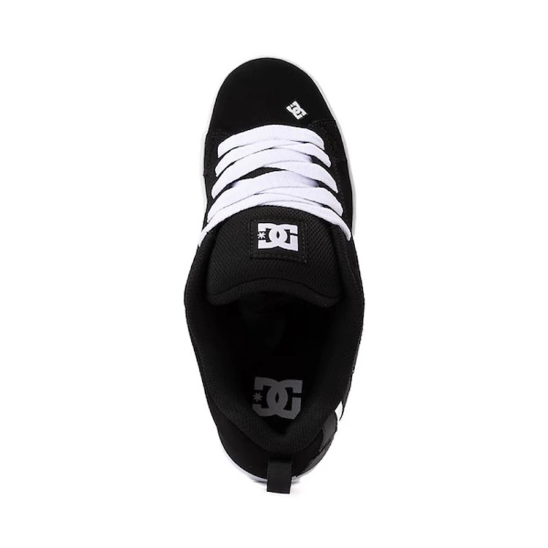 Womens DC Court Graffik 3D Skate Shoe - Black / White Grey