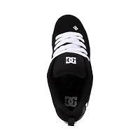 Womens DC Court Graffik 3D Skate Shoe - Black / White Grey