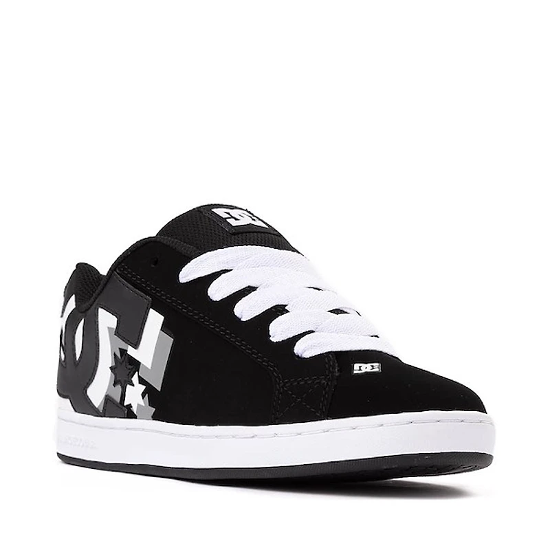 Womens DC Court Graffik 3D Skate Shoe - Black / White Grey