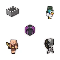 Minecraft x Crocs Jibbitz&trade Shoe Charms 5 Pack - Multicolor