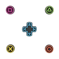 Crocs Jibbitz&trade Game Controller Shoe Charms 5 Pack - Multicolor